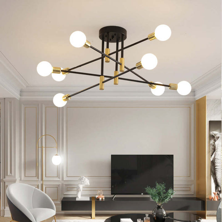 Scandinavian Style Flush Mount Ceiling Light Fixture - Modern Metal Design Ceiling Lights
