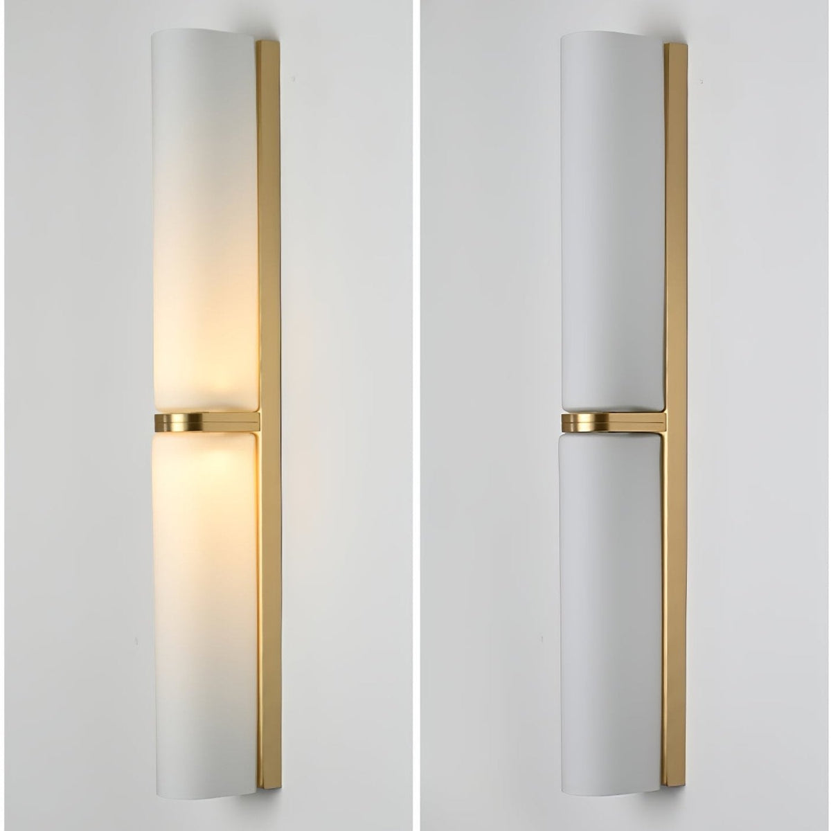 Arched Glass Tube Wall Sconce