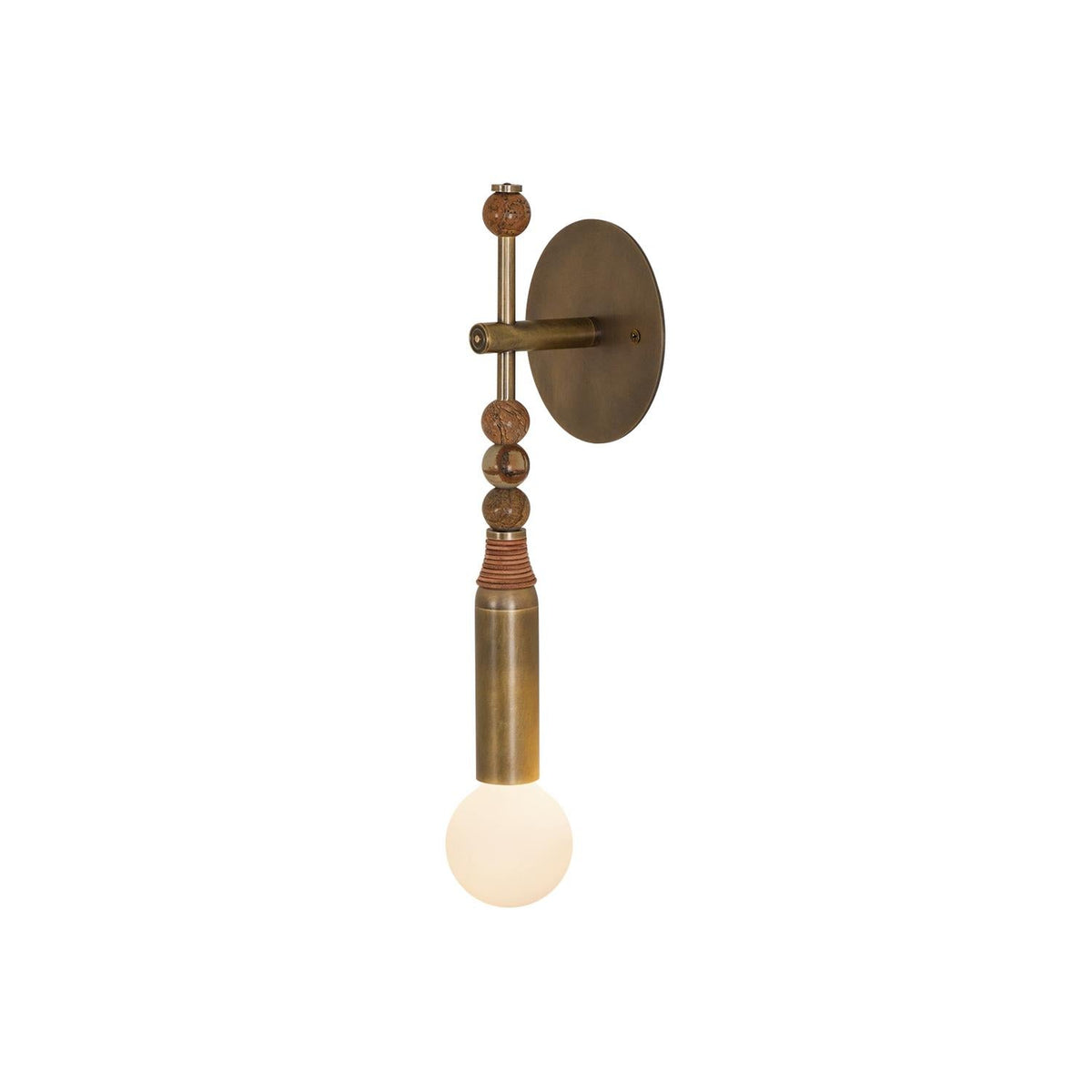 Toam Brass & Marble Wall Lamp