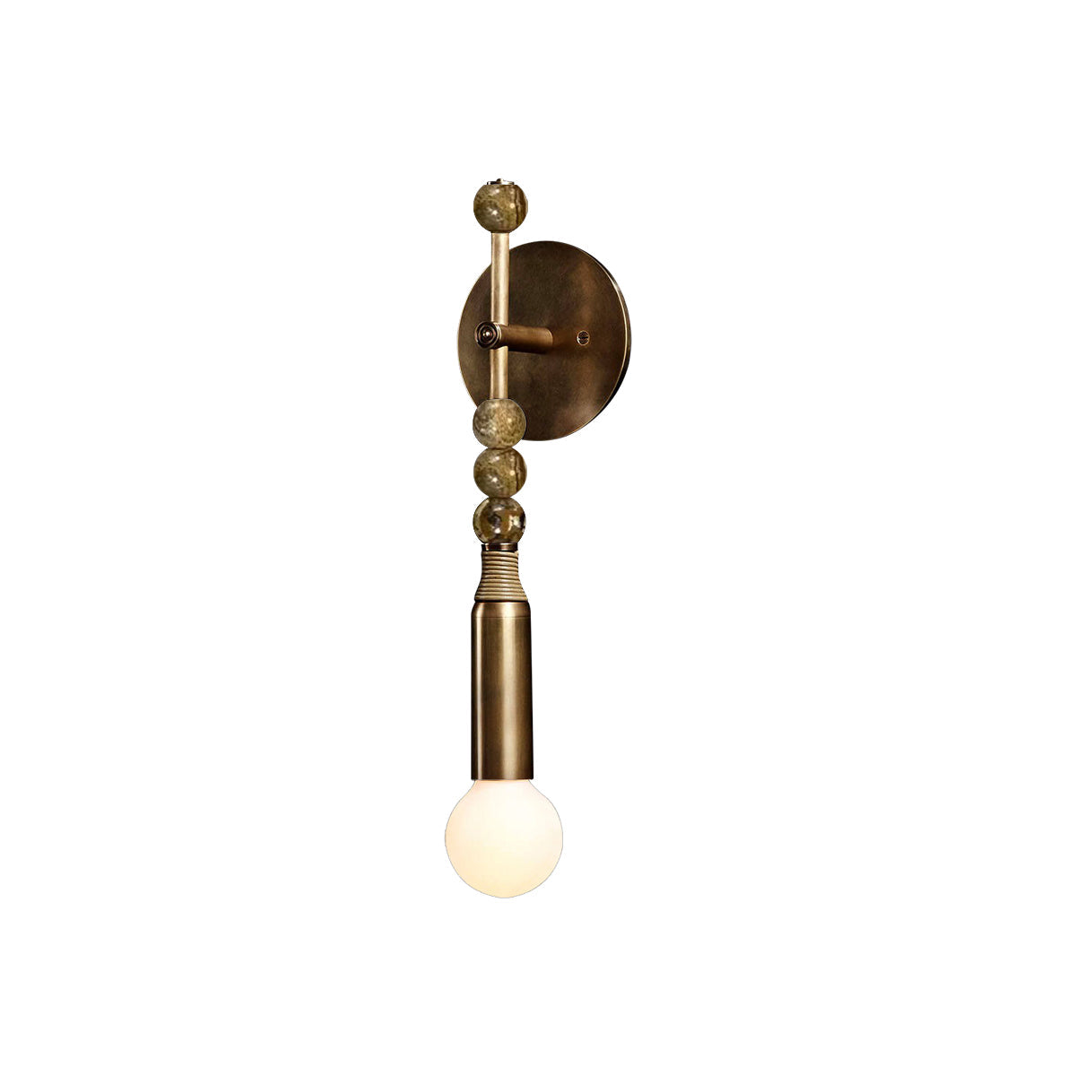 Toam Brass & Marble Wall Lamp