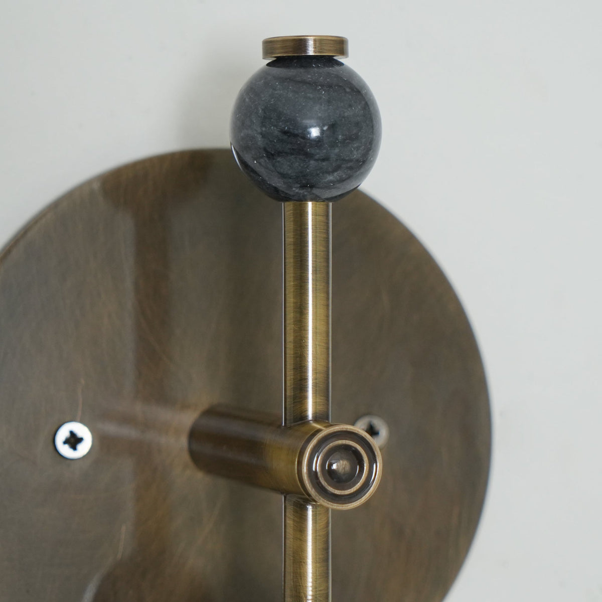 Toam Brass & Marble Wall Lamp