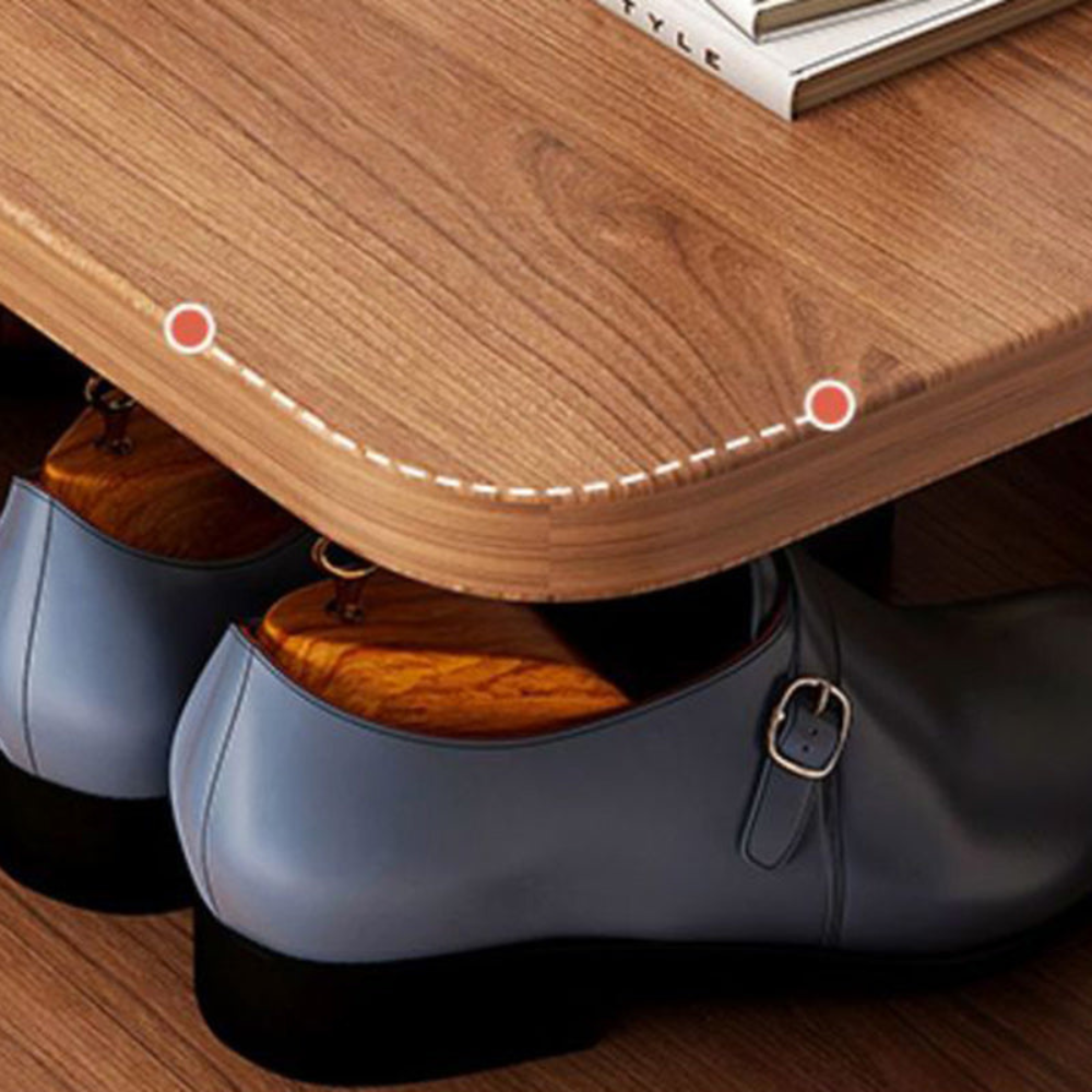Modern Minimalist Shoe Rack - 6/7 Tier PVC & Wood Shoe Organizer Shoe Storage
