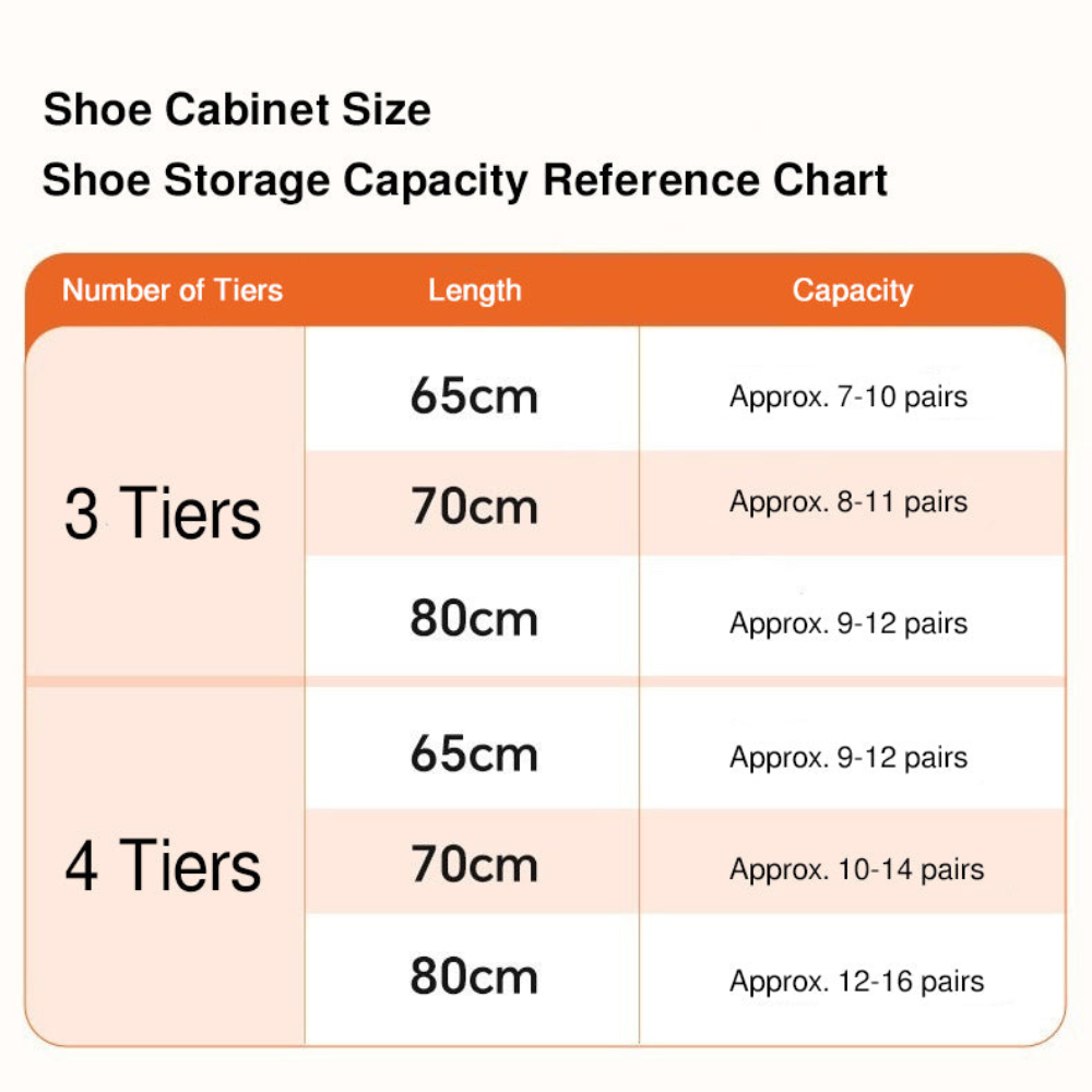 Modern Minimalist Shoe Storage Cabinet - Slim Steel Organizer with Drawers Shoe Storage