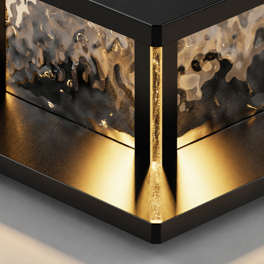 Modern Outdoor Pillar Light - Waterproof Aluminum Pillar Lamp for Pathways Outdoor Lighting