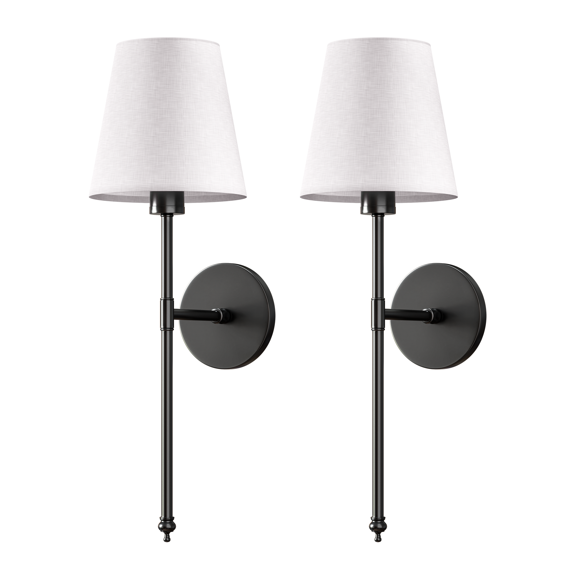 Wireless Peel and Stick Wall Sconces, Set of 2