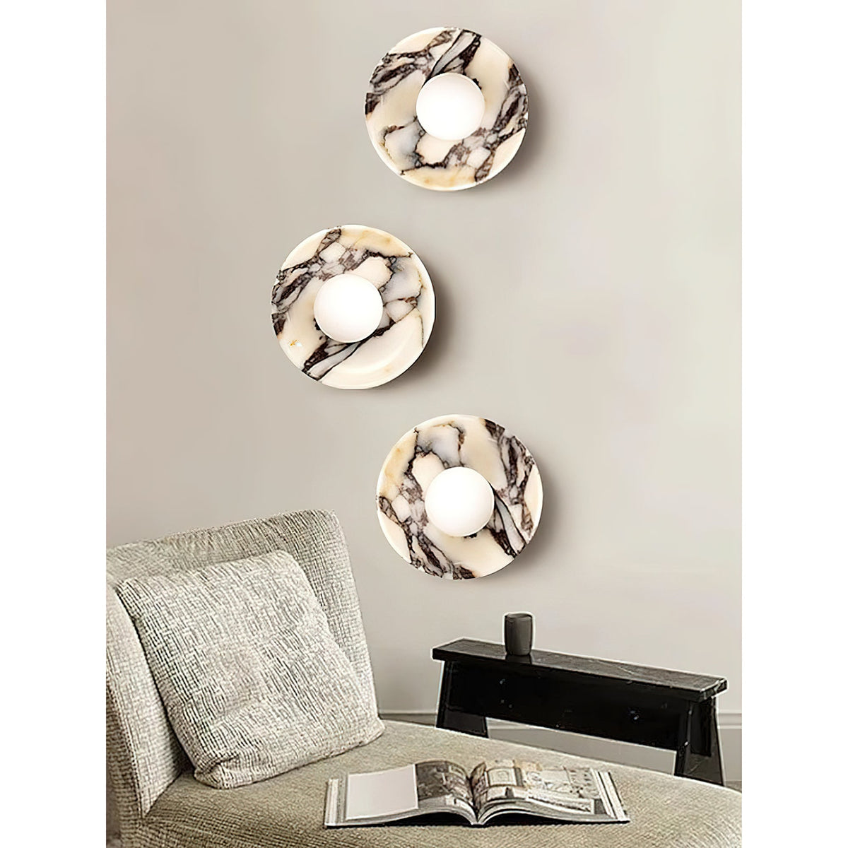 Viola Marble Wall Lamp