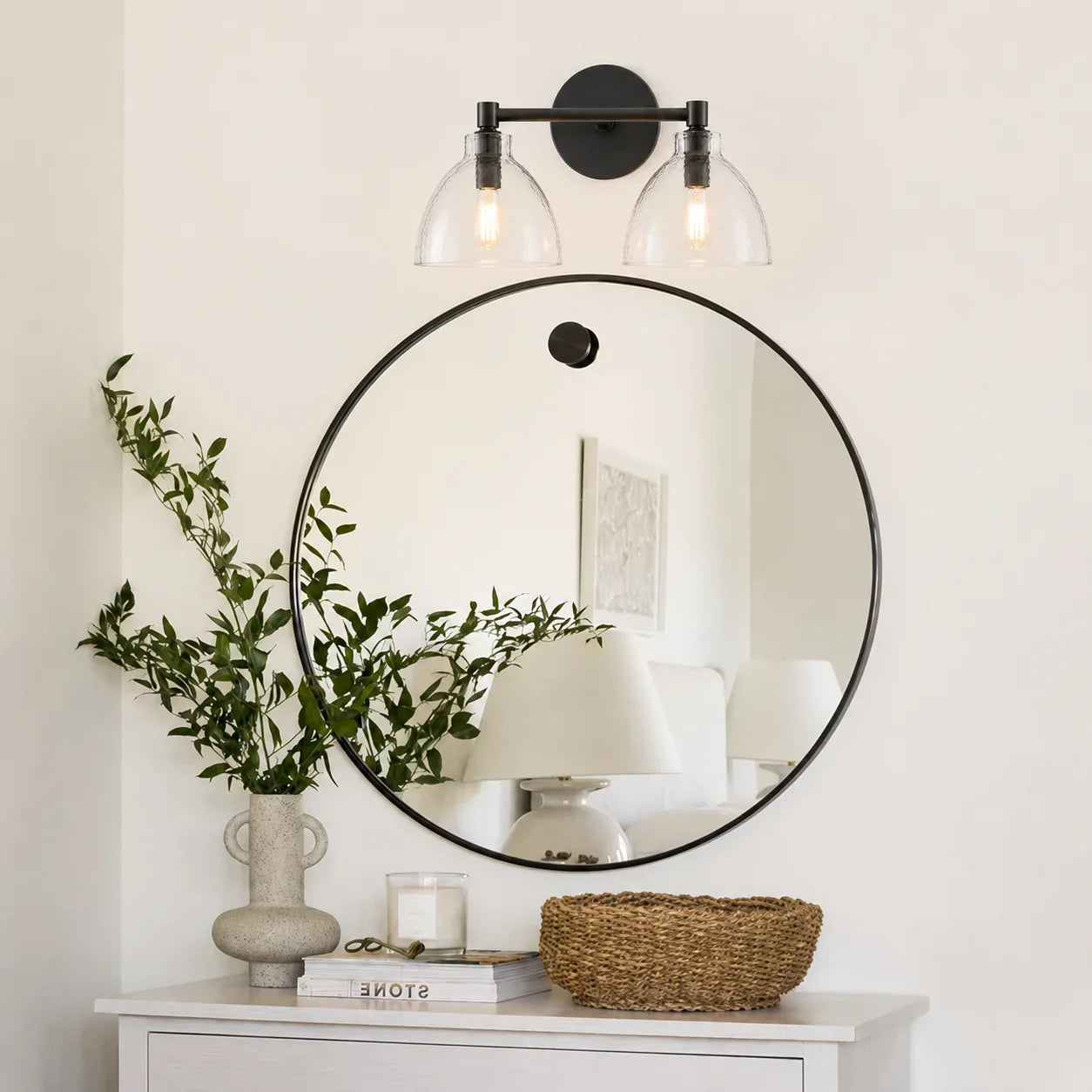 Xeno Blown Glass Wall Sconce, 1 to 3 Light