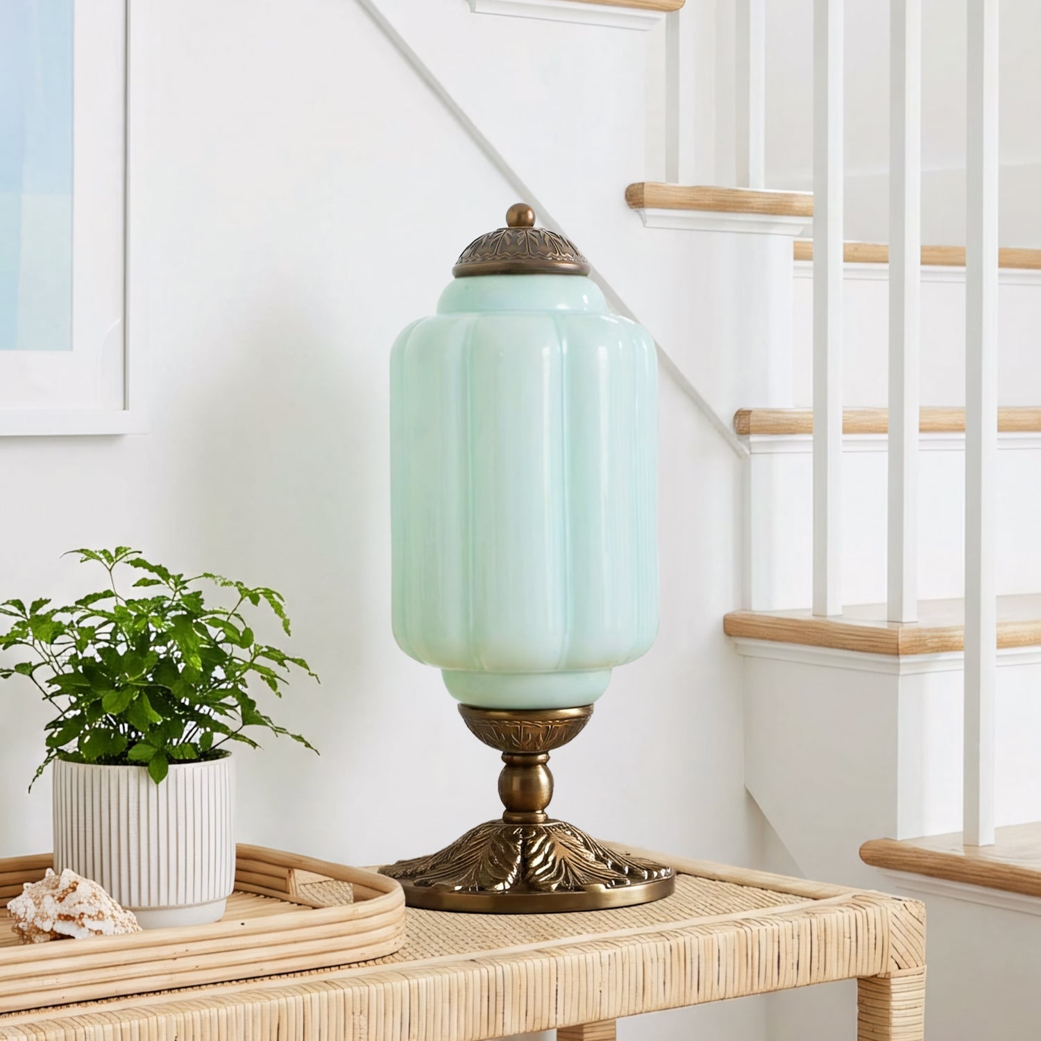 Lumi Fluted Glass Table Lamp
