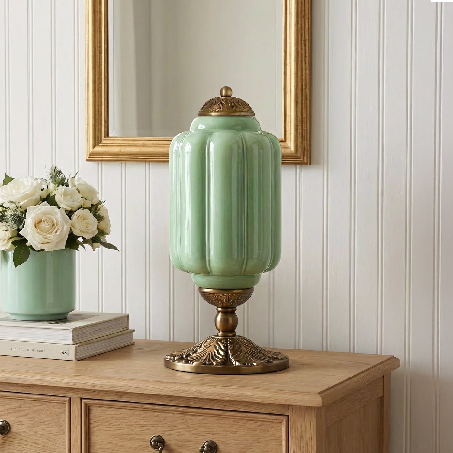 Lumi Fluted Glass Table Lamp