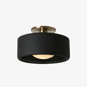 Porcelain Semi Flush Mount Ceiling Light