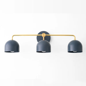 Nordic Dome Shade Vanity Sconce, 2 or 3-Light