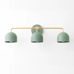 Nordic Dome Shade Vanity Sconce, 2 or 3-Light