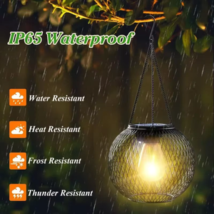Outdoor Solar Lanterns | Automatic Dusk Sensor Lighting for Patios and Gardens Outdoor Lighting