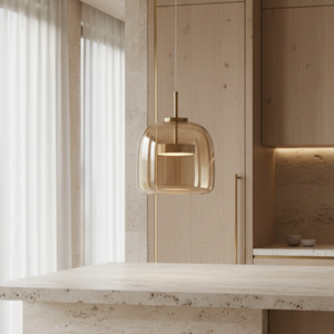 Nordic Glass Pendant Light - Adjustable Kitchen Hanging Lights Pendant Lights