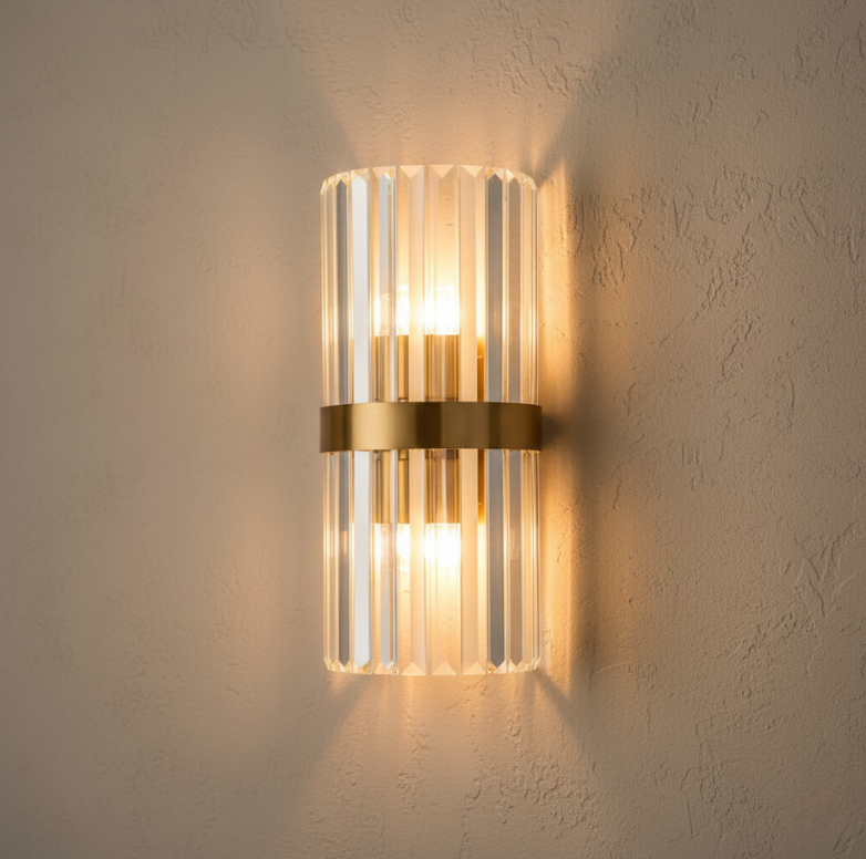 Elegant Crystal Wall Sconce - Adjustable LED Wall Lights for Modern Spaces Wall Light