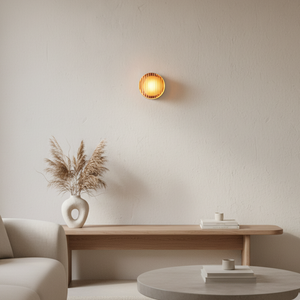 Rondel - Modern Wall Sconce Lighting with Softly Textured LED Glow Wall Light