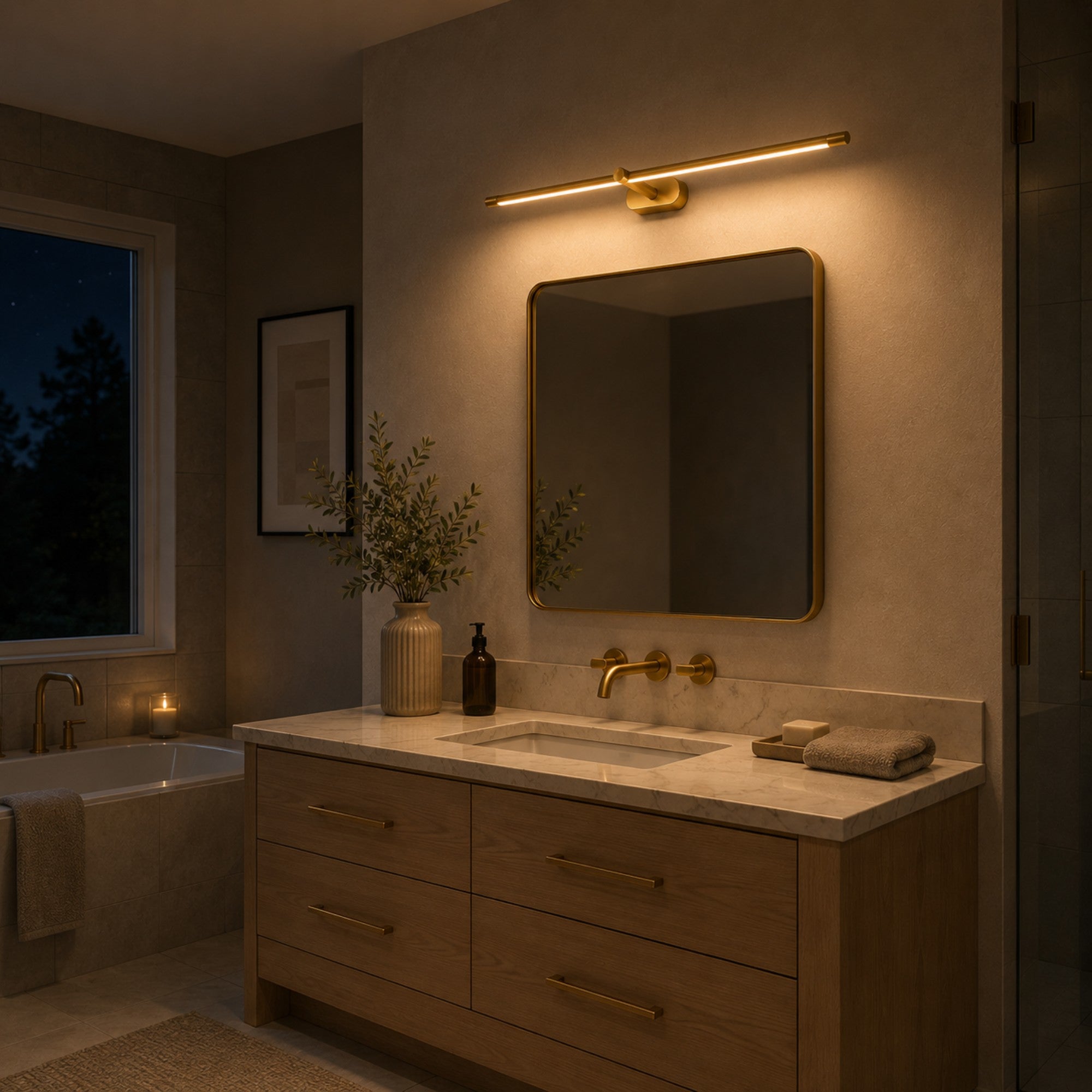 Meridian Linear LED Wall Light