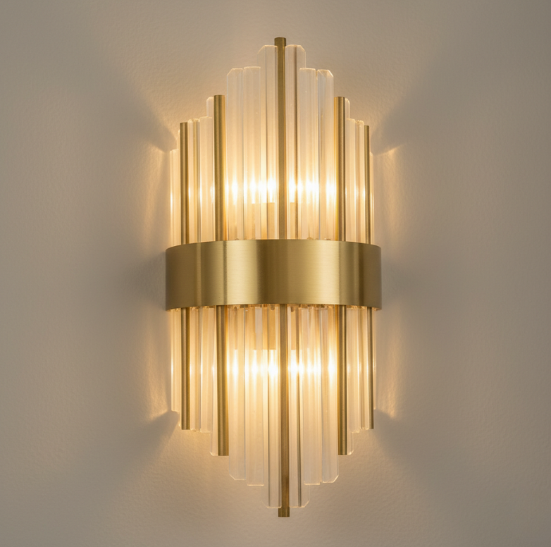 Elegant Crystal Wall Sconce - Adjustable LED Wall Lights for Modern Spaces Wall Light