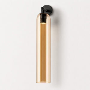 Art Glass Sconce Cylinder Wall Light