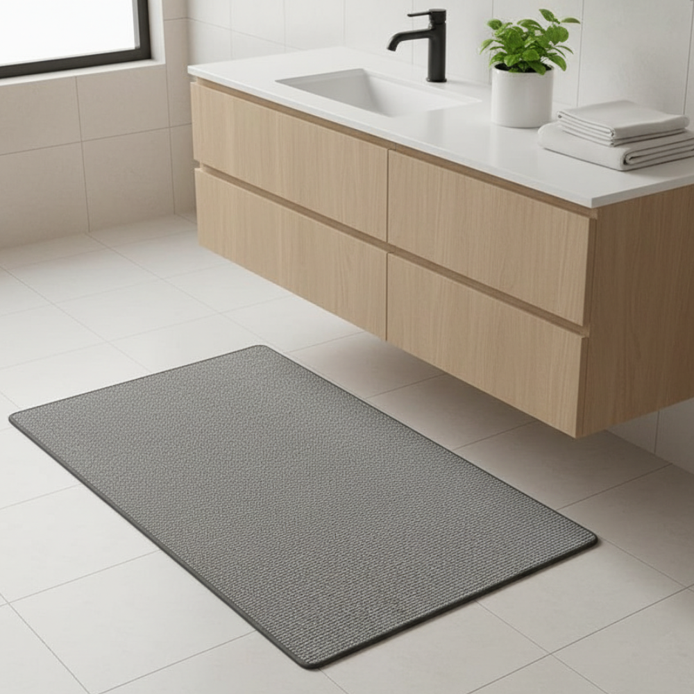 Premium Non-Slip Bathroom Rug | Washable Absorbent Bath Mat for Bathroom Floors Rugs & Mats