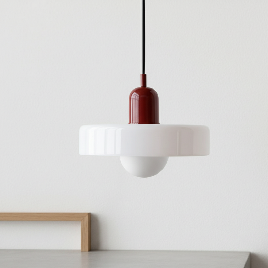 Bauhaus-Inspired Glass Pendant Light – Modern Kitchen Pendant Lighting for Island Pendant Lights