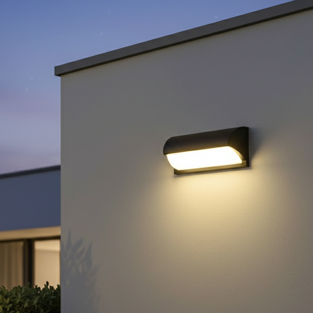 Modern Outdoor Wall Light - Waterproof LED Outdoor Wall Lantern for Garden & Porch Outdoor Lighting