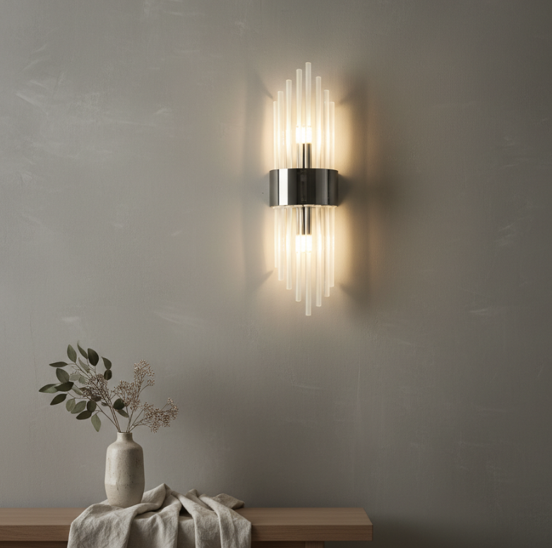 Elegant Crystal Wall Sconce - Adjustable LED Wall Lights for Modern Spaces Wall Light