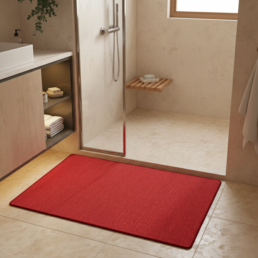 Premium Non-Slip Bathroom Rug | Washable Absorbent Bath Mat for Bathroom Floors Rugs & Mats