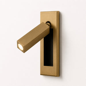 Embedded Bedside Sconce Folding Reading Light