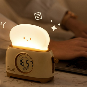 Toastie Kids Alarm Clock with Night Light