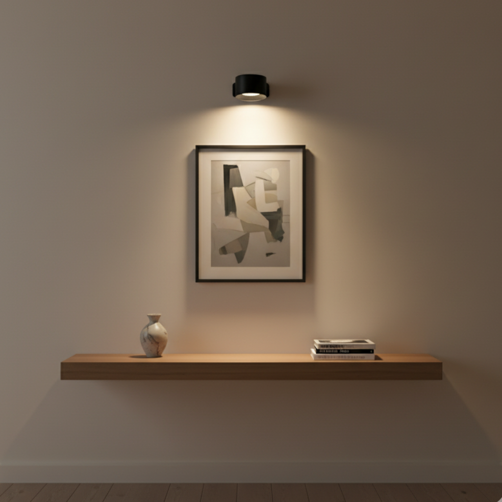 Pivot Easy-Stick - 360° Wireless Wall Sconce, Cordless LED, Battery Powered, USB Rechargeable Wall Light