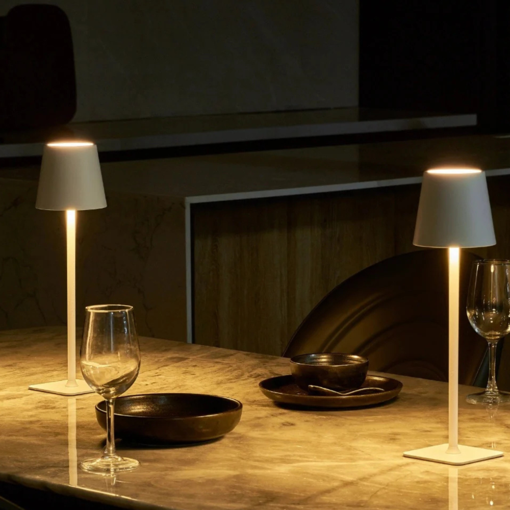 Modern Scandinavian Dimmable Table Lamp - Wireless Touch Control for Outdoor & Indoor Use Table Lamps