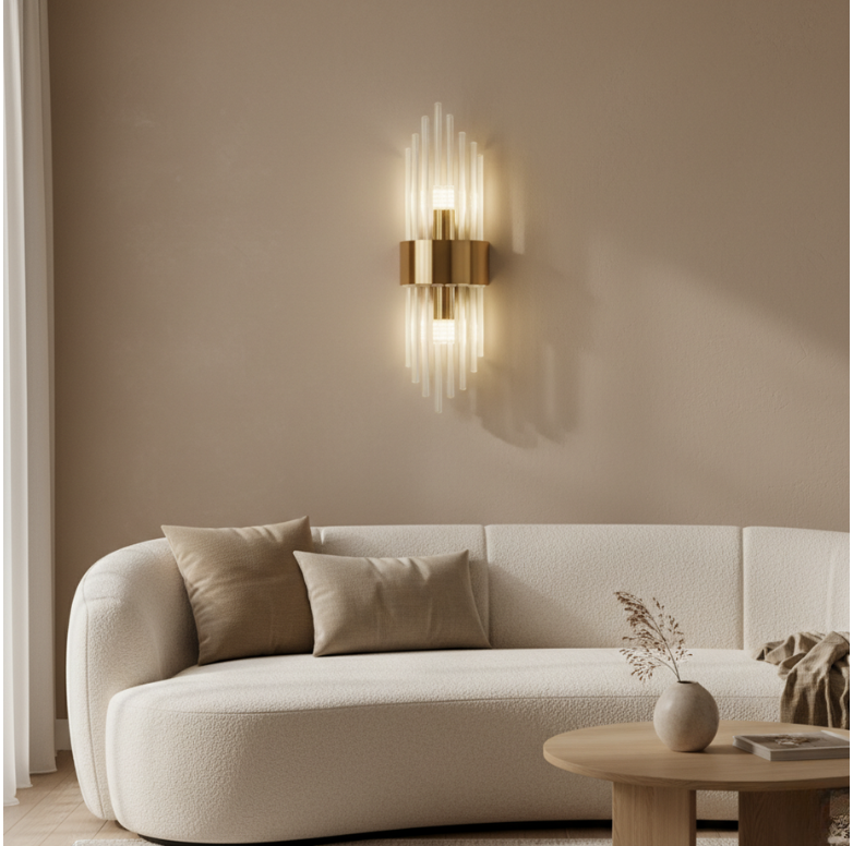 Elegant Crystal Wall Sconce - Adjustable LED Wall Lights for Modern Spaces Wall Light