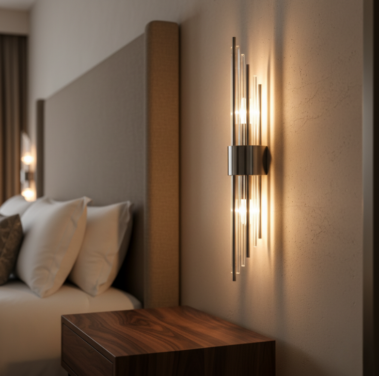 Elegant Crystal Wall Sconce - Adjustable LED Wall Lights for Modern Spaces Wall Light