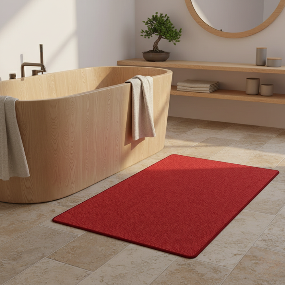 Premium Non-Slip Bathroom Rug | Washable Absorbent Bath Mat for Bathroom Floors Rugs & Mats