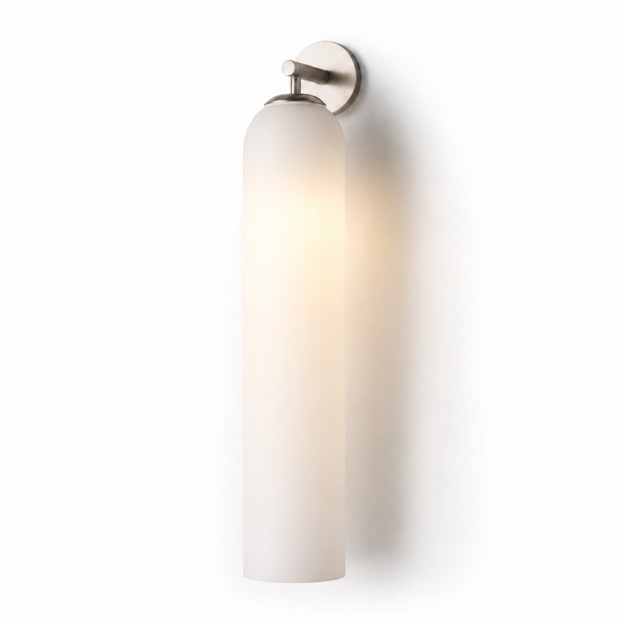 Art Glass Sconce Cylinder Wall Light
