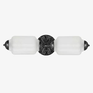 Eloise 2-Light Milk Glass Vanity Light