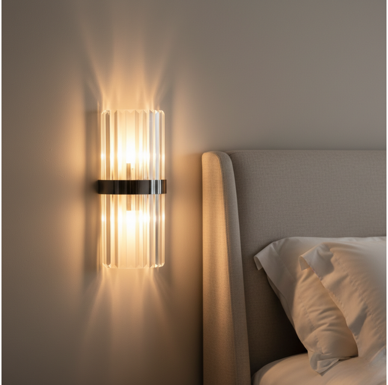 Elegant Crystal Wall Sconce - Adjustable LED Wall Lights for Modern Spaces Wall Light