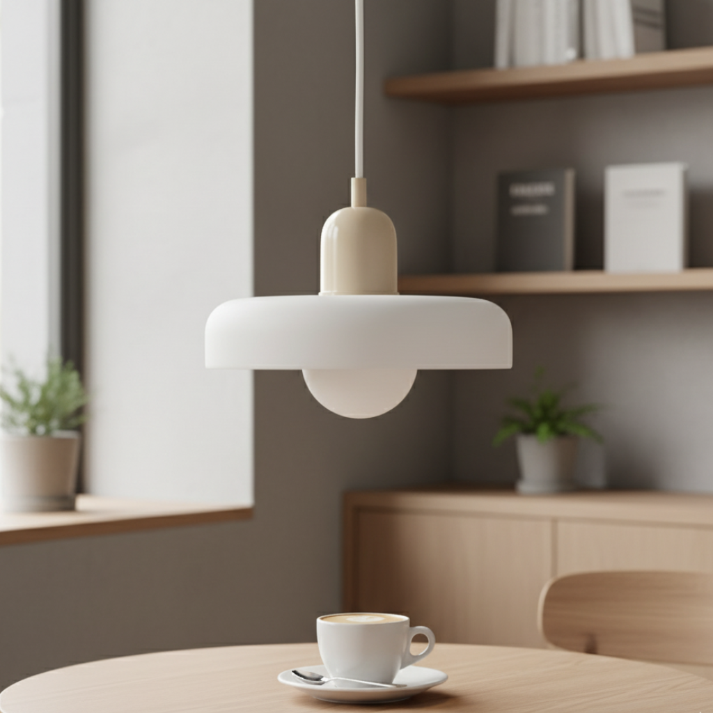 Bauhaus-Inspired Glass Pendant Light – Modern Kitchen Pendant Lighting for Island Pendant Lights