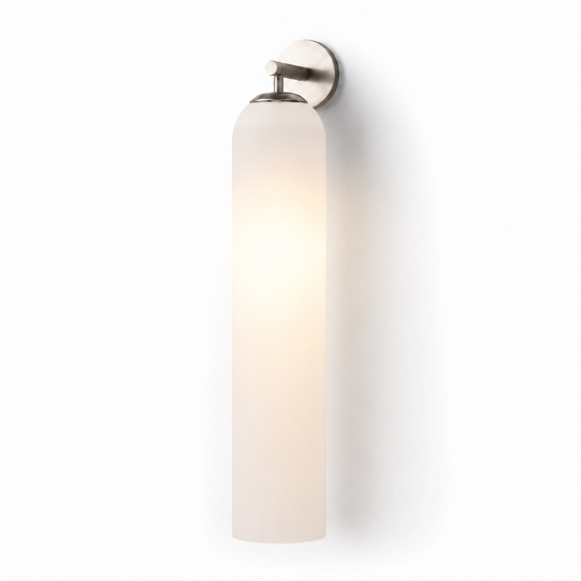 Art Glass Sconce Cylinder Wall Light