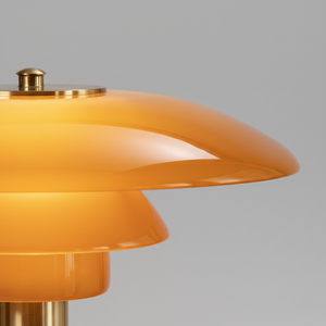 Scandinavian Style Glass Table Lamp - Minimalist LED Bedside & Desk Lighting Table Lamp