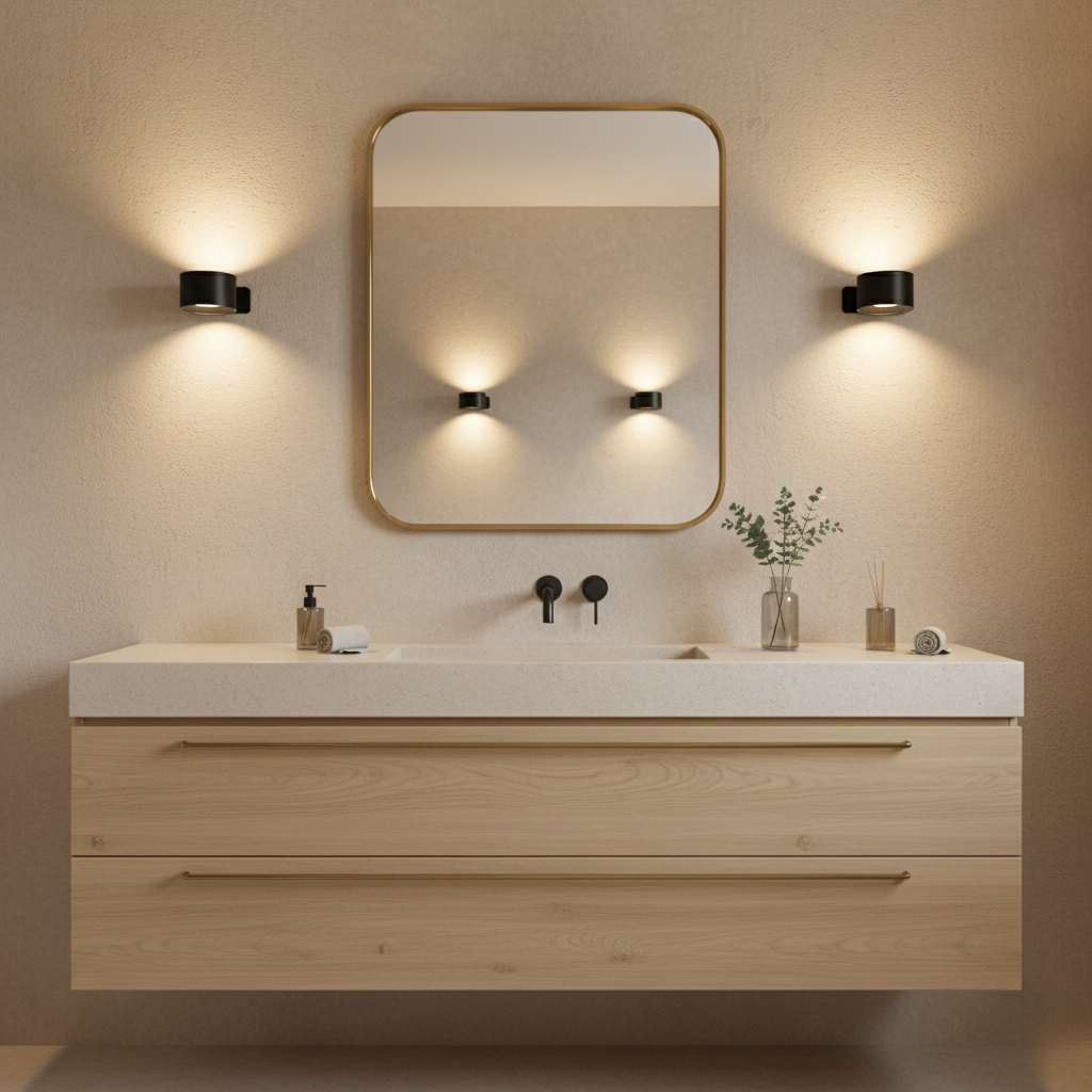 Pivot Easy-Stick – 360° Wireless Dual-Direction LED Wall Sconce, Battery Powered, USB Rechargeable Wall Light