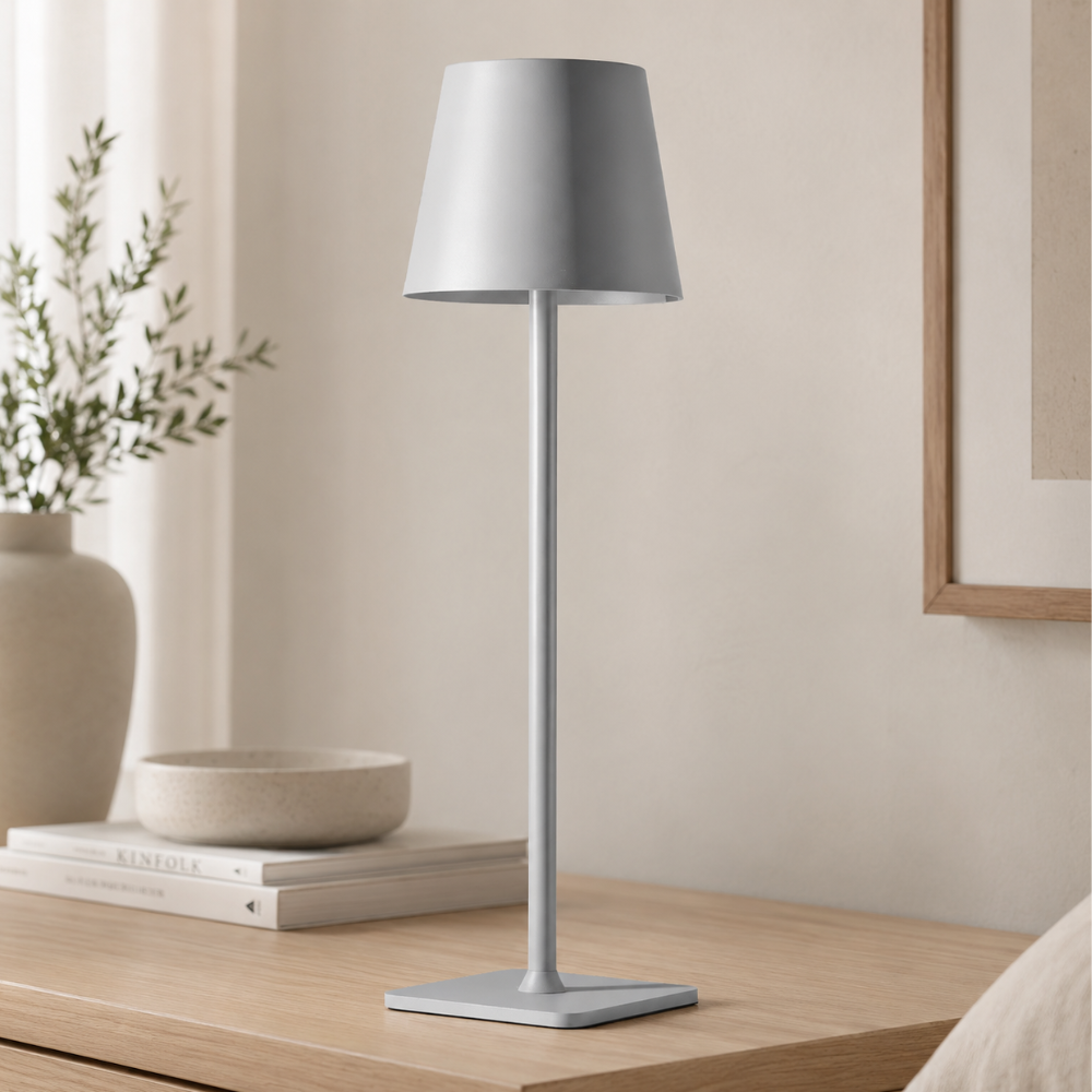 Modern Scandinavian Dimmable Table Lamp - Wireless Touch Control for Outdoor & Indoor Use Table Lamps