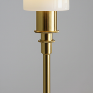 Scandinavian Style Glass Table Lamp - Minimalist LED Bedside & Desk Lighting Table Lamp