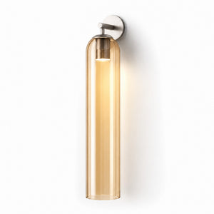 Art Glass Sconce Cylinder Wall Light