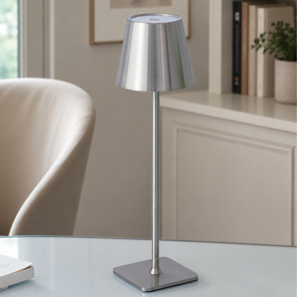 Modern Scandinavian Dimmable Table Lamp - Wireless Touch Control for Outdoor & Indoor Use Table Lamps