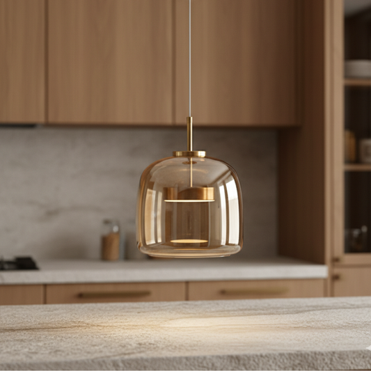 Nordic Glass Pendant Light - Adjustable Kitchen Hanging Lights Pendant Lights