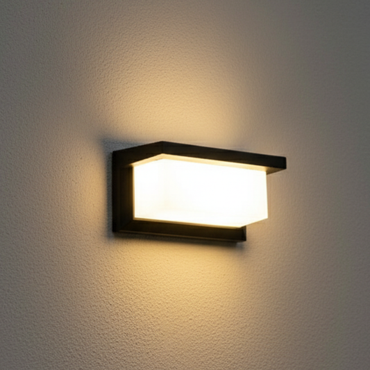 Modern Outdoor Wall Light - Waterproof LED Outdoor Wall Lantern for Garden & Porch Outdoor Lighting