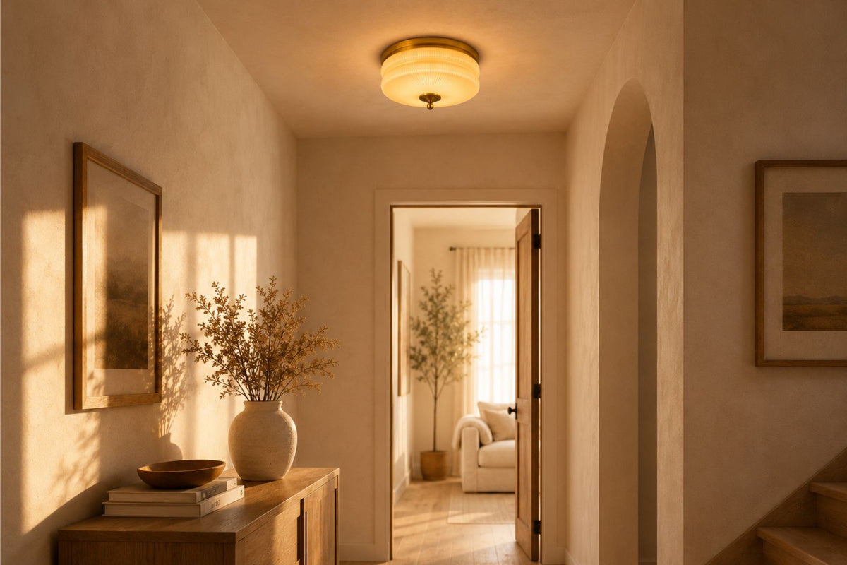 In a hallway