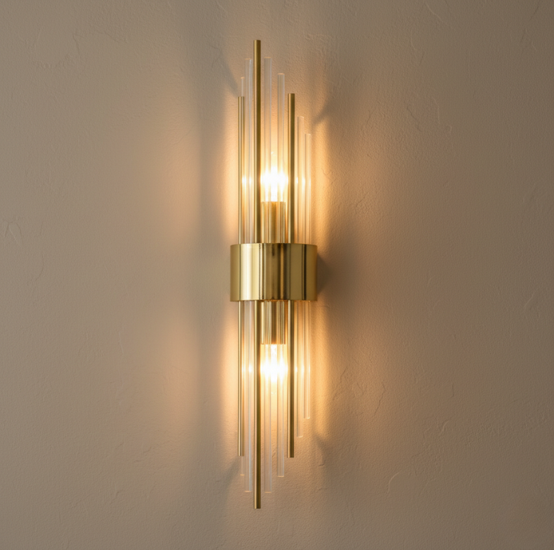 Elegant Crystal Wall Sconce - Adjustable LED Wall Lights for Modern Spaces Wall Light
